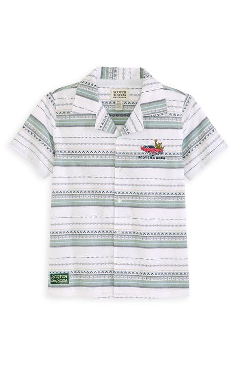 Kids' Dobby Camp Shirt (Little Kid & Big Kid)