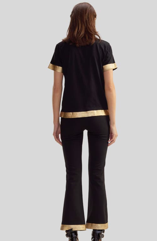 Shop Cynthia Rowley Athena Tee In Black