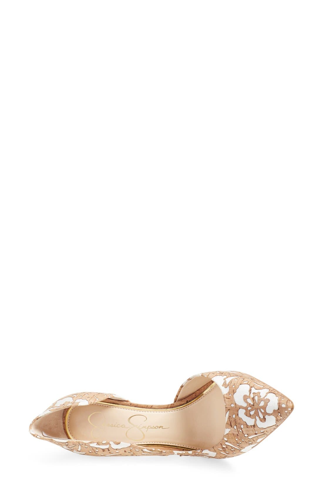 'Claudette' Pump, Alternate, color, NATURAL PONY