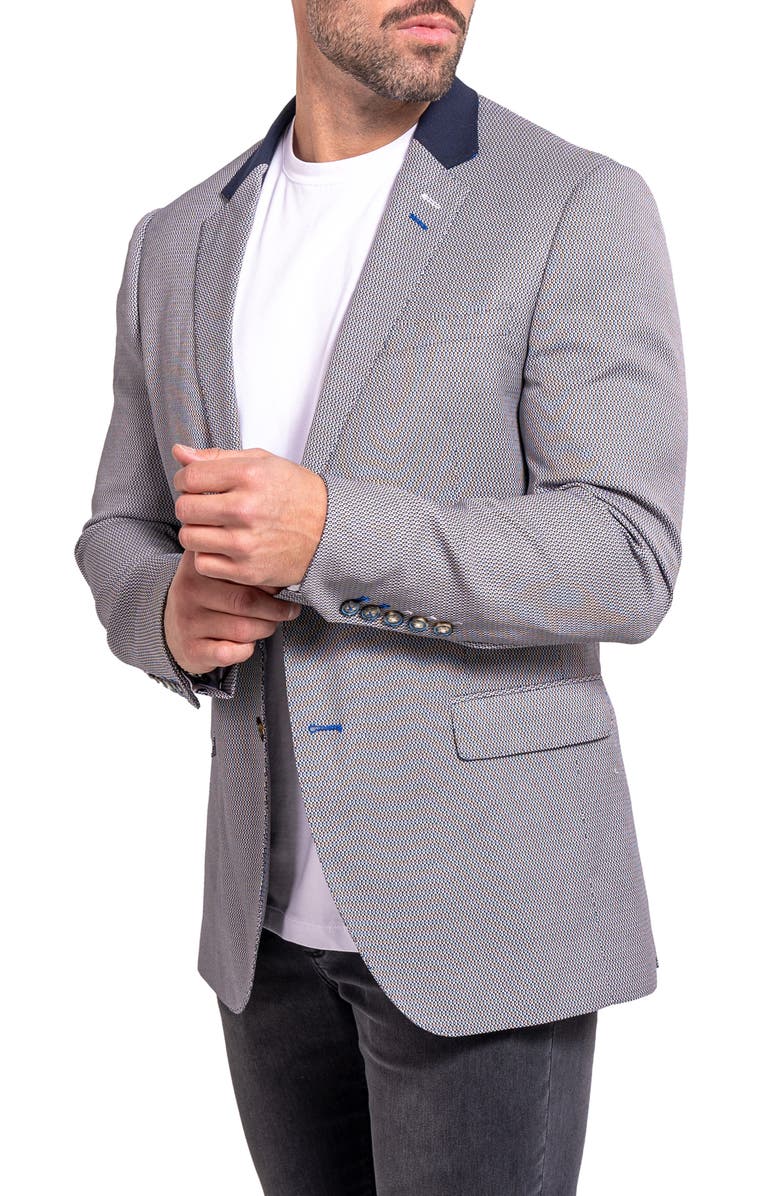 Maceoo Socrate Evo Ascension21 Blazer, Alternate, color, Blue