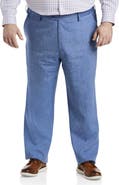 Oak Hill by DXL Linen-Blend Suit Pants