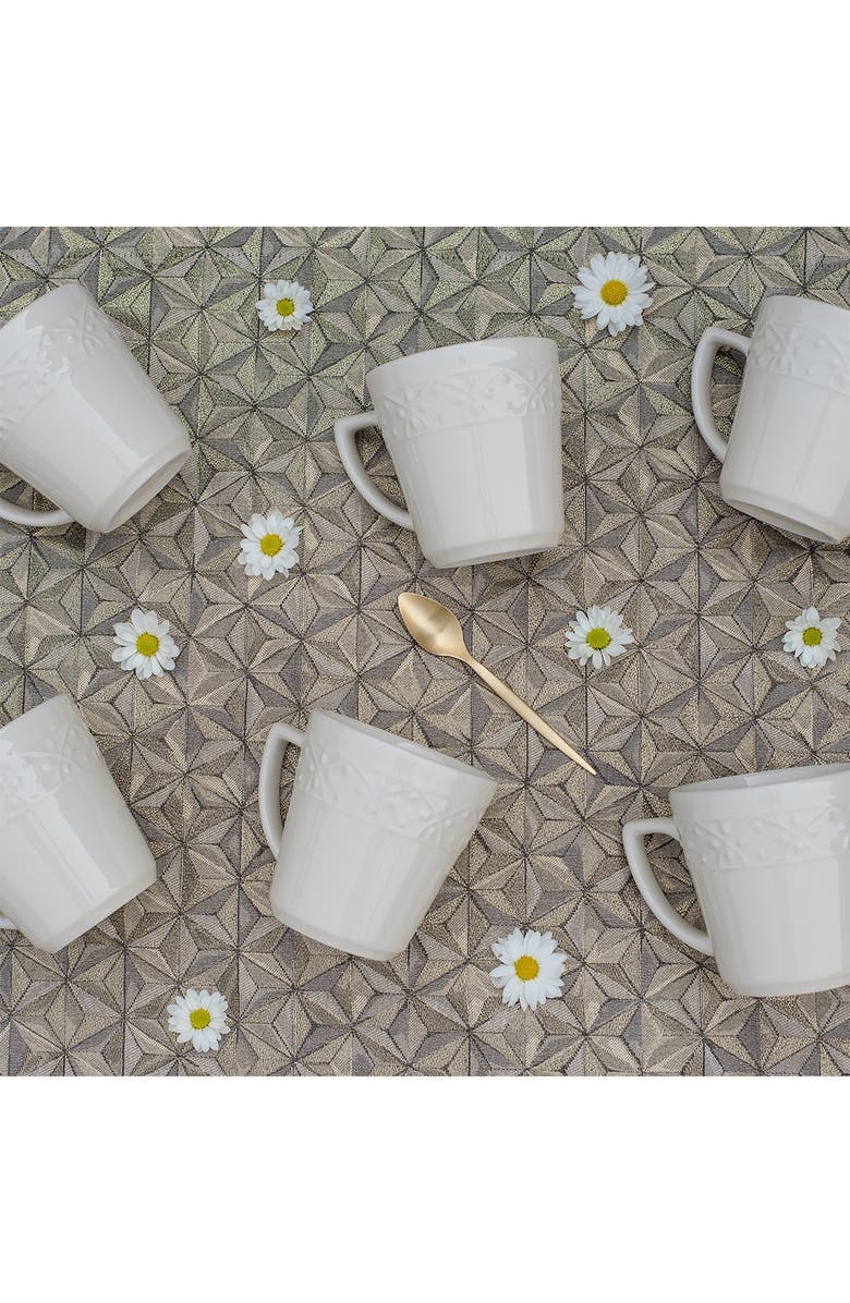 MANHATTAN COMFORT Mendi 6 Mugs 12.17 oz. - Ivory, Alternate, color, Ivory