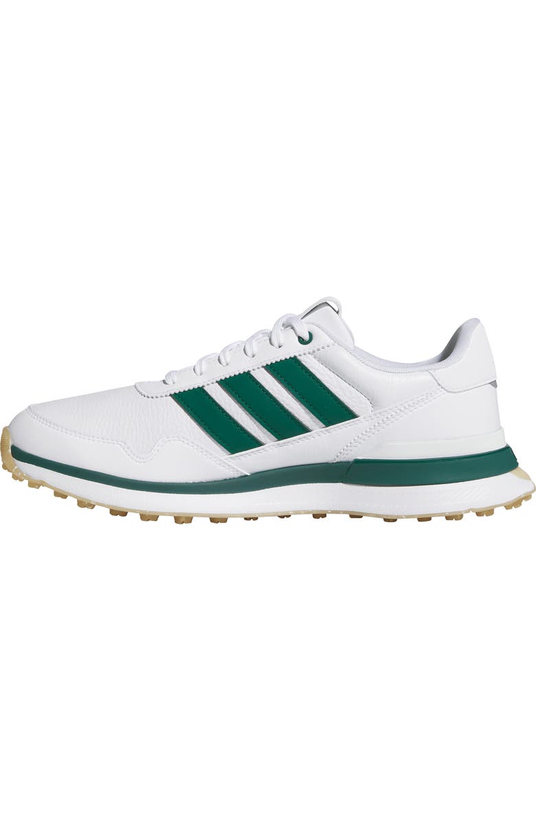 adidas S2G 26 Waterproof Spikeless Golf Shoe, Alternate, color, White/ Green/ Gum