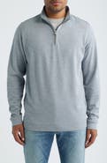 Peter Millar Comfort Interlock Organic Cotton Blend Quarter Zip Pullover