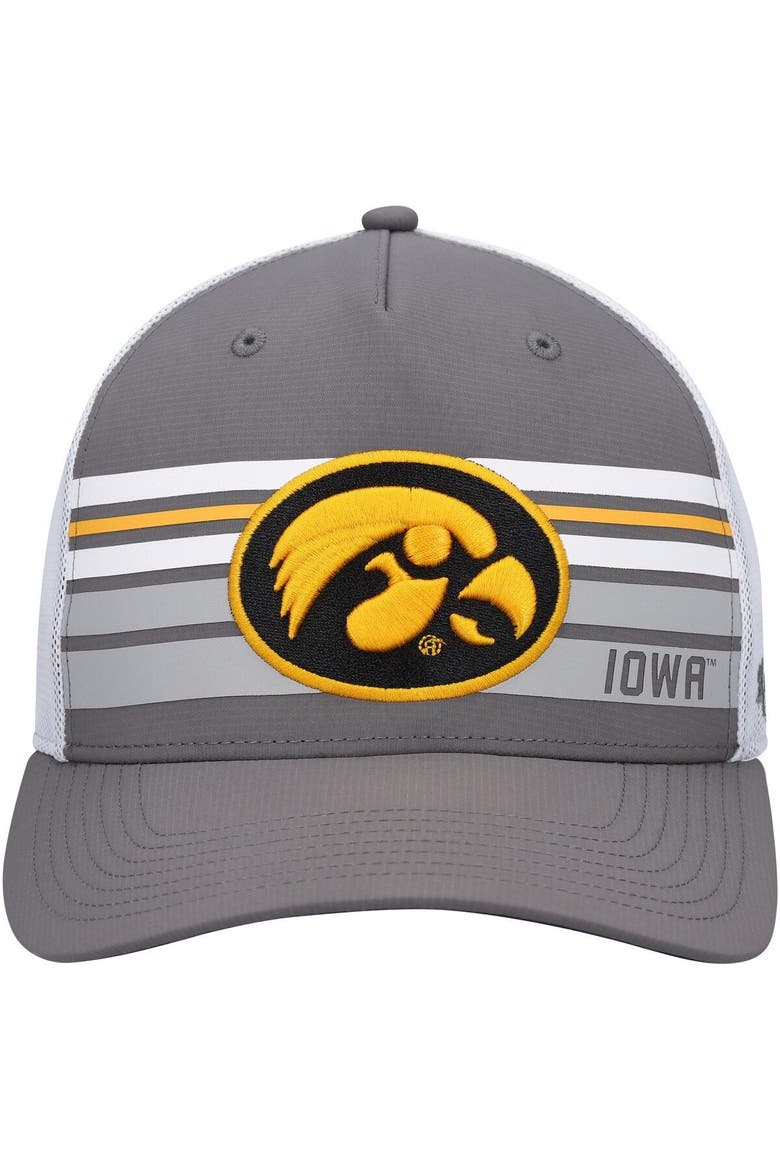 Men's '47 Charcoal Iowa Hawkeyes Brrr Altitude Trucker Adjustable Hat, Alternate, color, Charcoal