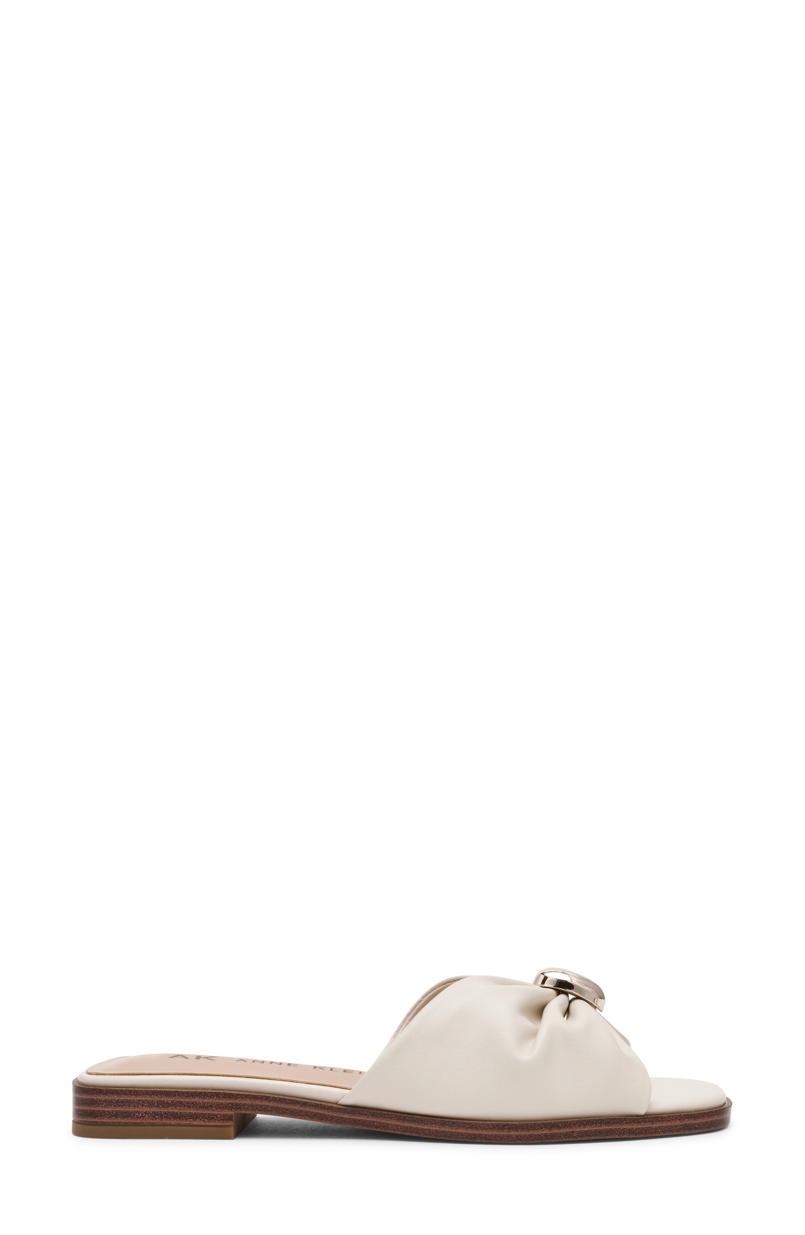 Anne Klein Enrica Slide Sandal, Alternate, color, Bone