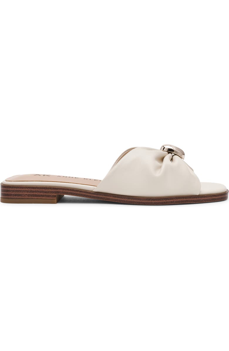Anne Klein Enrica Slide Sandal, Alternate, color, Bone
