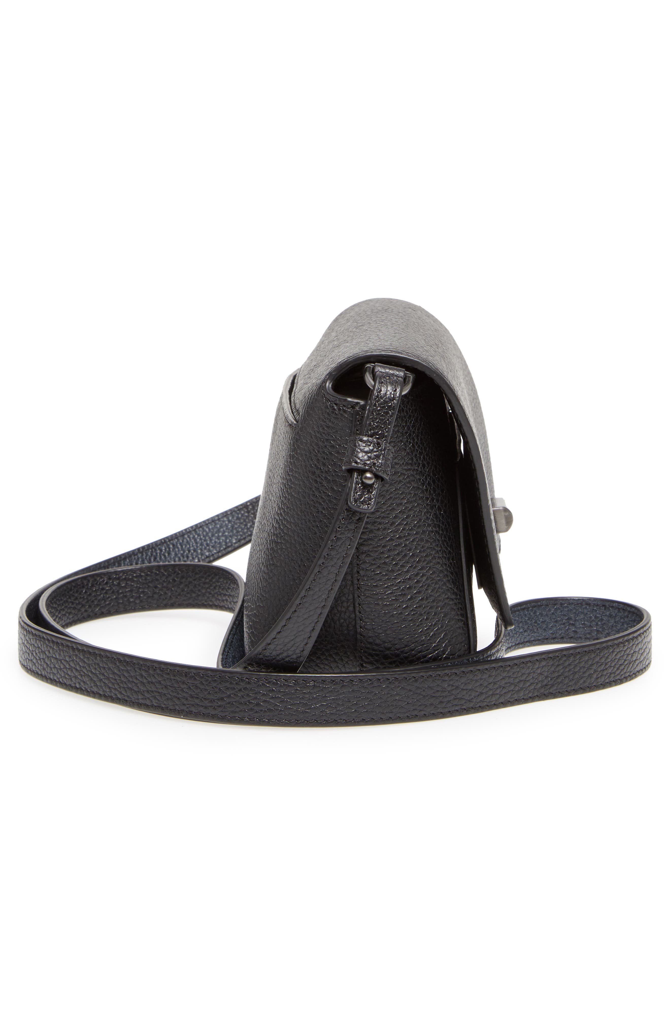 Akris Little Anouk Leather Crossbody Bag, Alternate, color, 