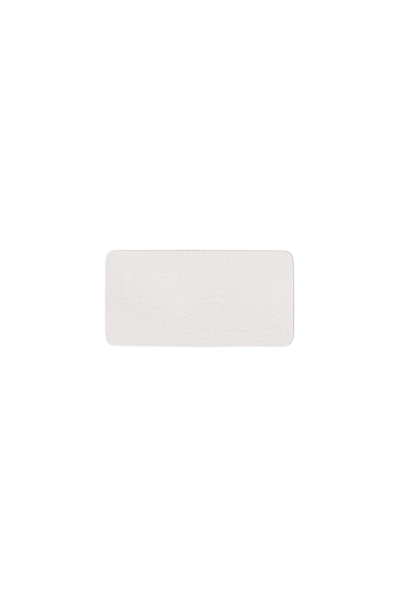 Manufacture Rock blanc Rectangular Serving Plate, Main, color, white