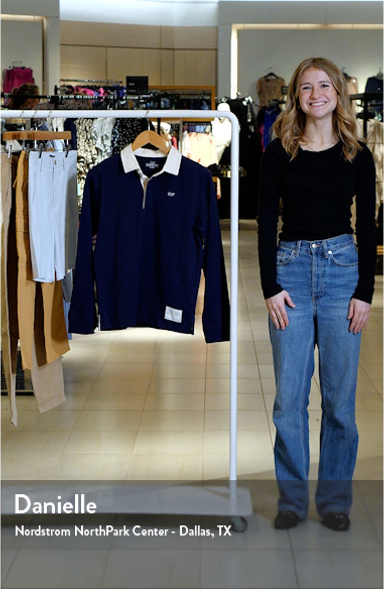 Kids' Stripe Organic Cotton Rugby Polo, sales video thumbnail