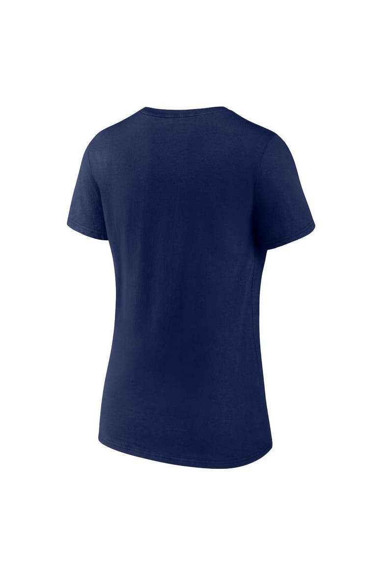 Women's Fanatics Branded Navy Minnesota Twins One & Only V-Neck T-Shirt, Alternate, color, Navy