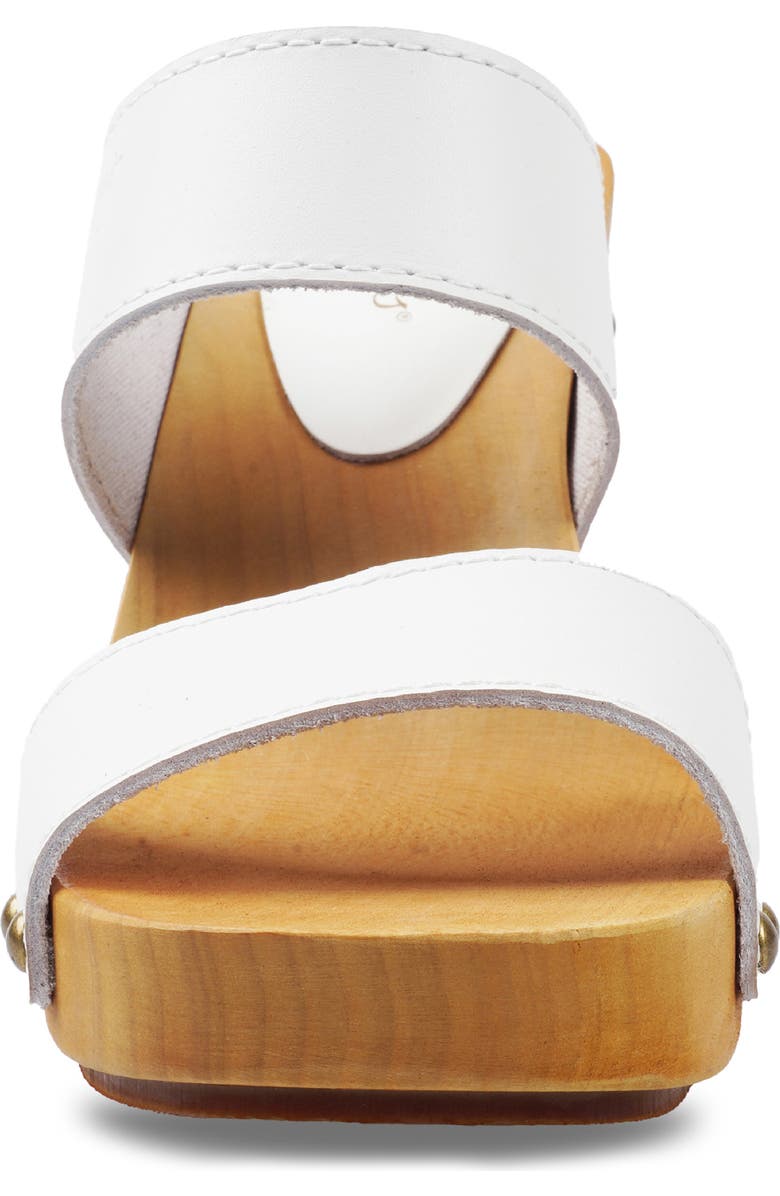 Candie's Rammya Platform Slide Sandal, Alternate, color, White