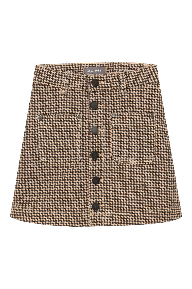 Kids' Jenny Houndstooth A-Line Miniskirt, Main, color, HOUNDSTOOTH