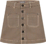 DL1961 Kids' Jenny Houndstooth A-Line Miniskirt