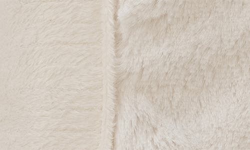 Saranoni Faux Fur Toddler Blanket In Neutral