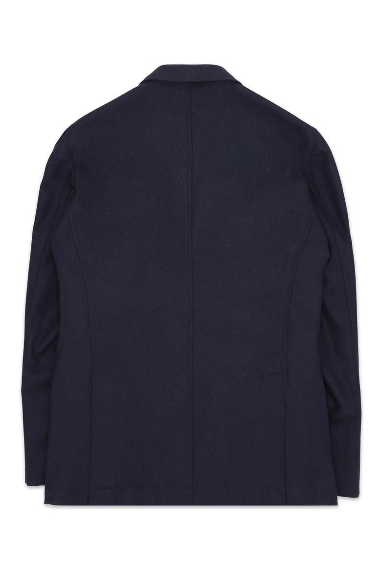 Classic Double-Breasted Merino Wool Jacket, Alternate, color, Blue
