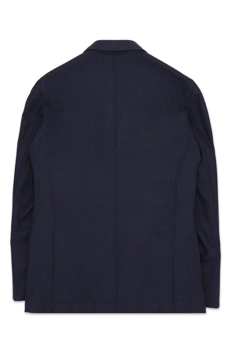 Fortela Classic Double-Breasted Merino Wool Jacket, Alternate, color, Blue