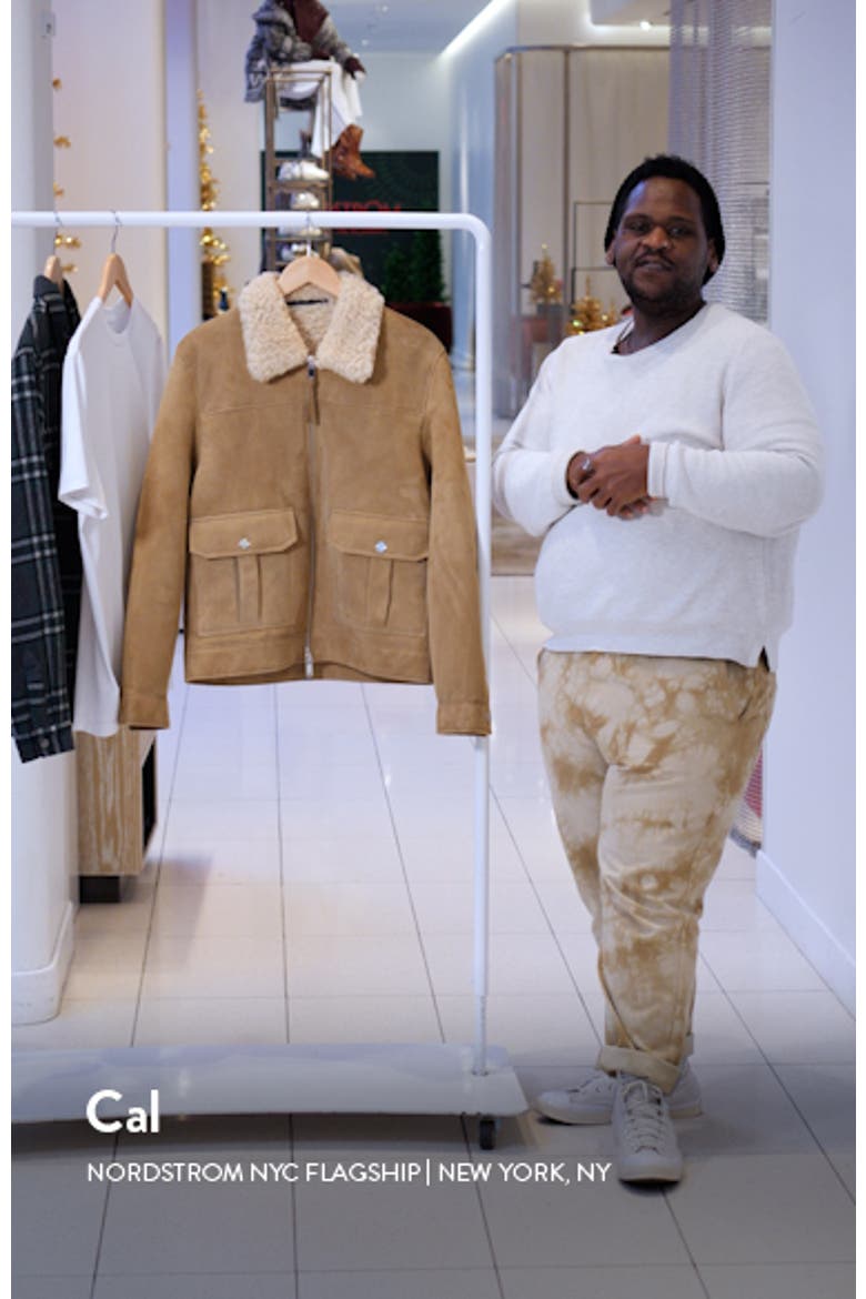 Roseberry Genuine Shearling & Suede Jacket video