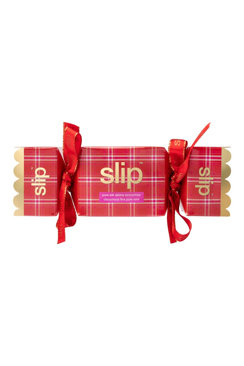Skinny Silk Scrunchies, Alternate, color, BUTTERCUP