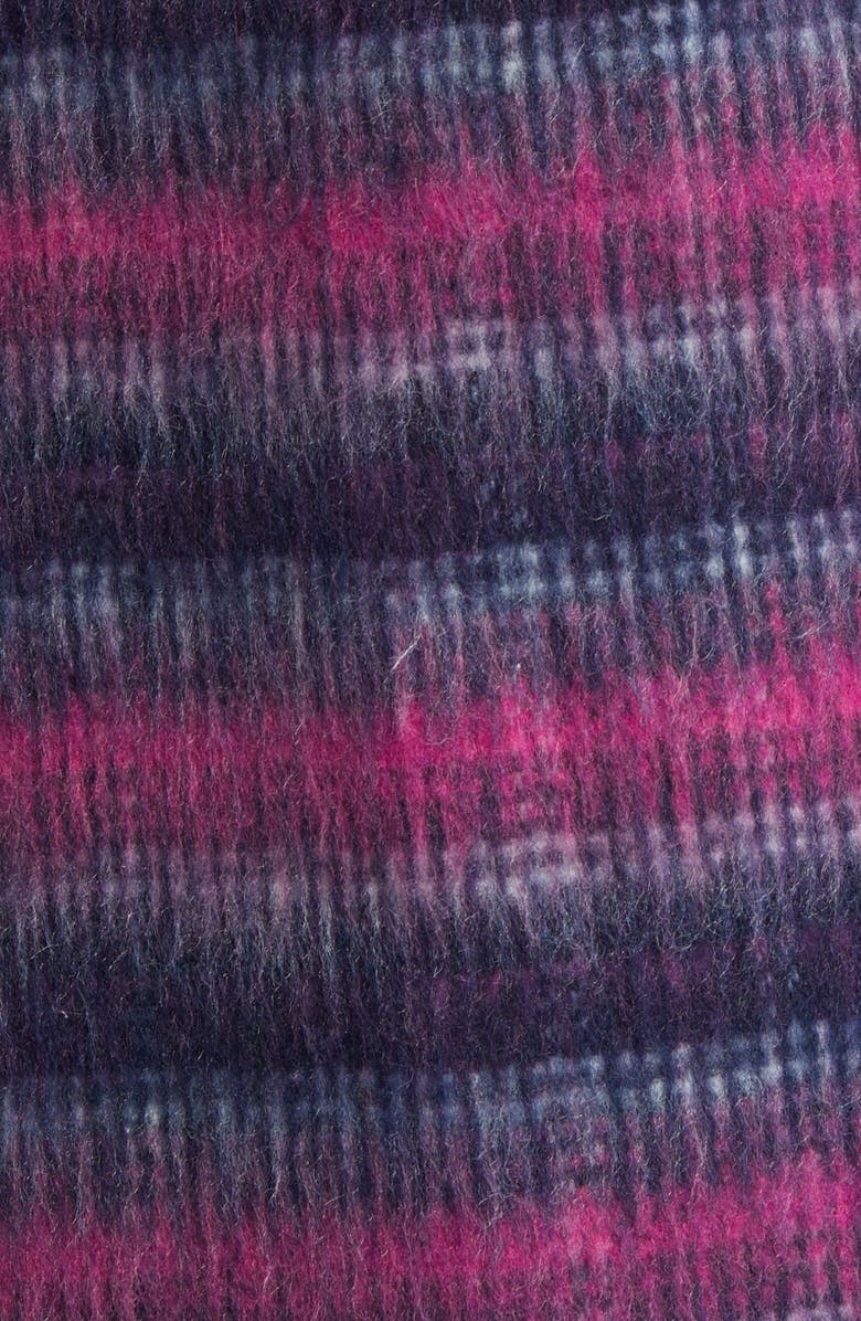 Noisy may Lulla Stripe Recycled Polyester Blend Shacket, Alternate, color,