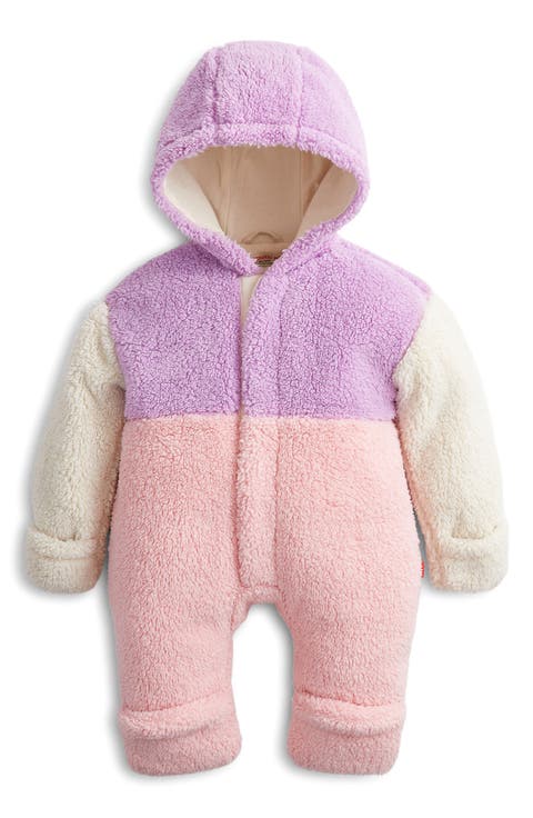 Kids' Colorblock Faux Shearling Bunting