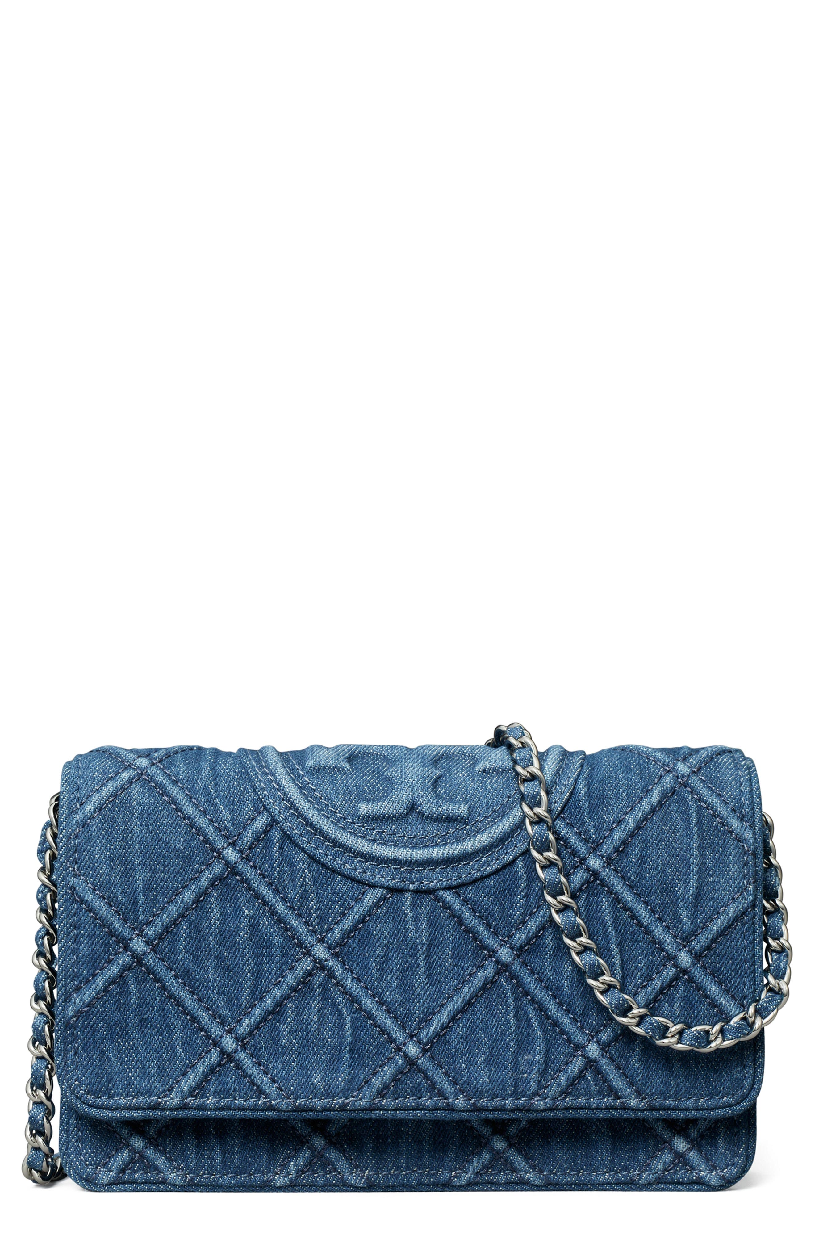 Fleming Denim Crossbody, Main, color, DENIM