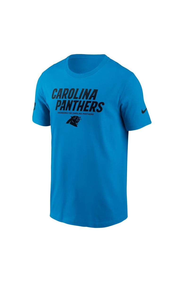 Nike Men's Nike Blue Carolina Panthers Sideline Performance T-Shirt, Alternate, color, Blue