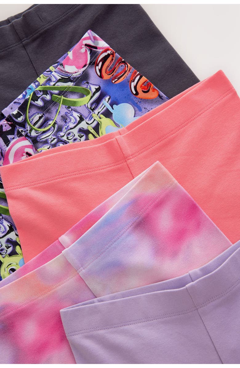 NEXT Kids' Rainbow 5-Pack Assorted Leggings, Alternate, color, 