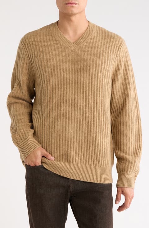 Seed Stitch V-Neck Sweater