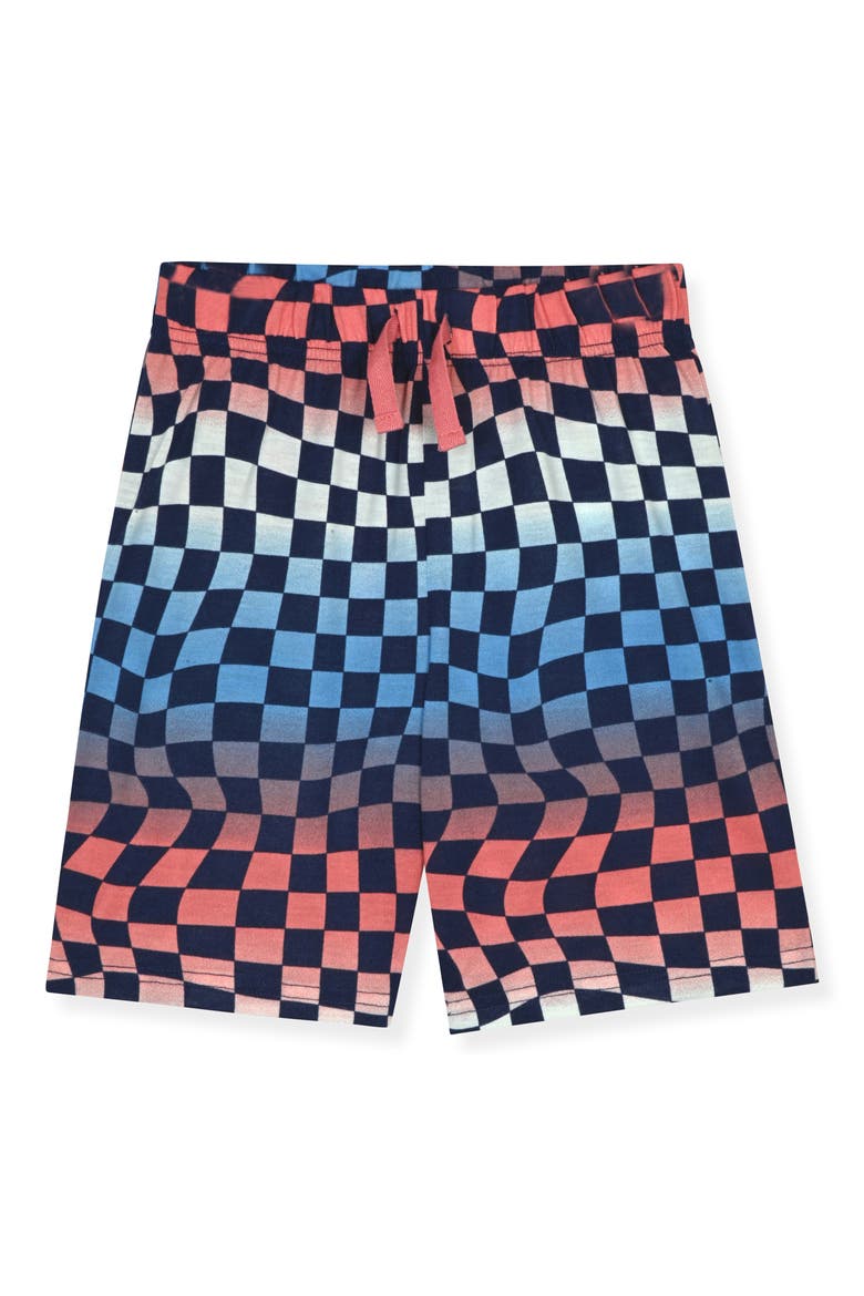 Kids' T-Shirt & Pajama Shorts Set, Alternate, color, NAVY