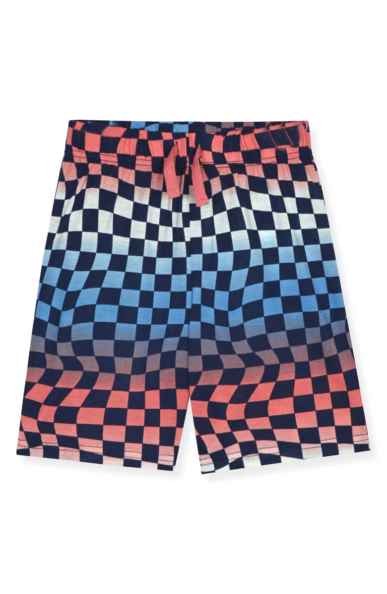 SLEEP ON IT Kids' T-Shirt & Pajama Shorts Set, Alternate, color, Navy