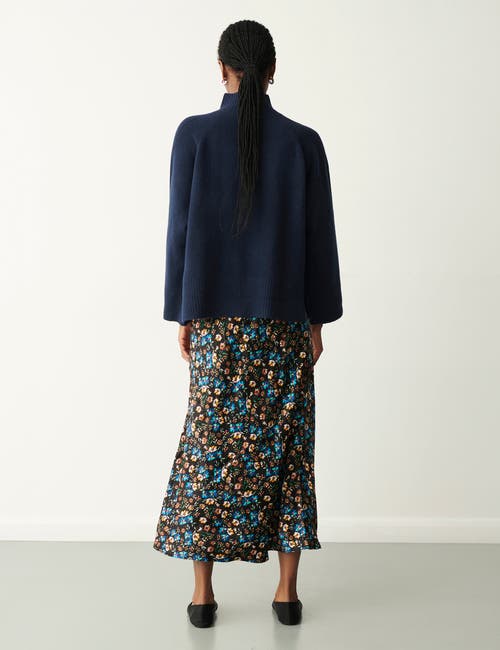 Finery London Mandy Floral Midi Skirt In Multi