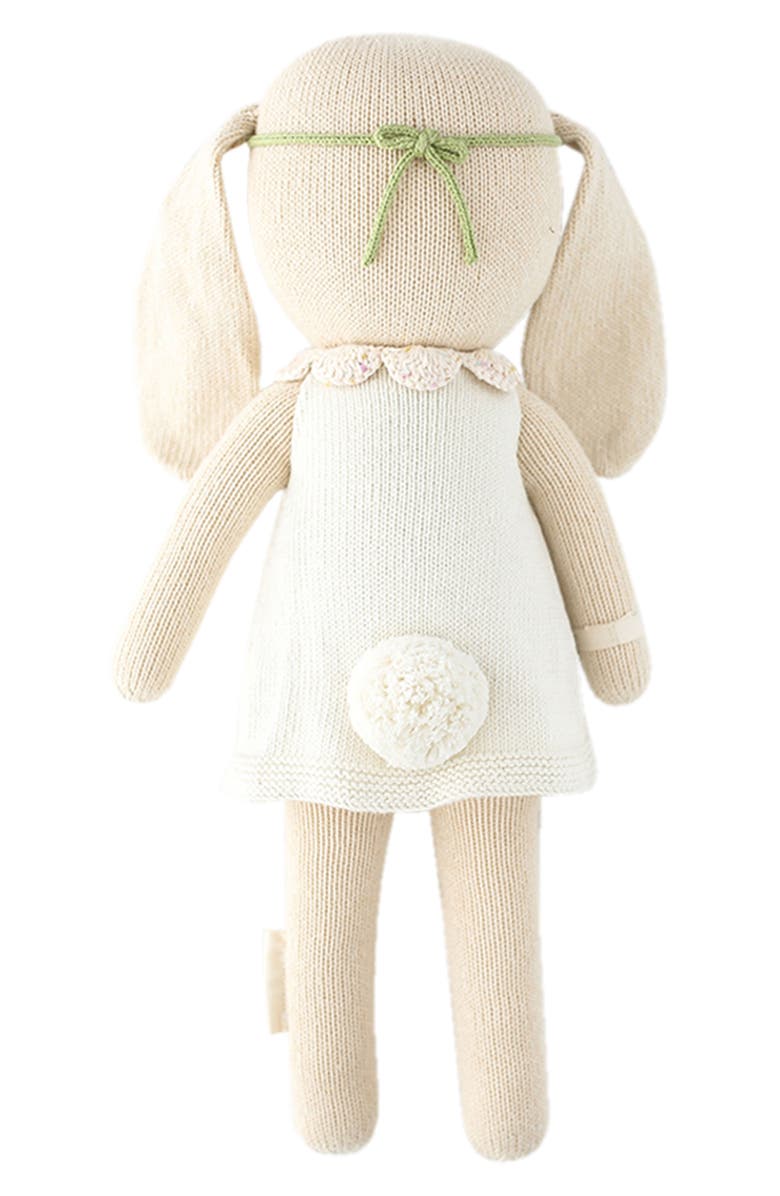 cuddle+kind Hannah the Bunny Stuffed Animal, Alternate, color, Cream