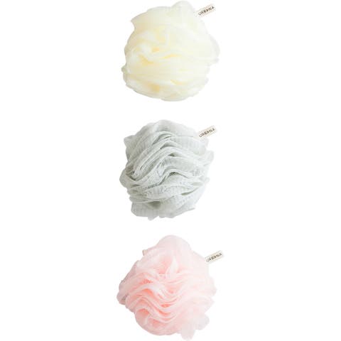 Spa Privé Body Buffer Shower Pouf Set/3