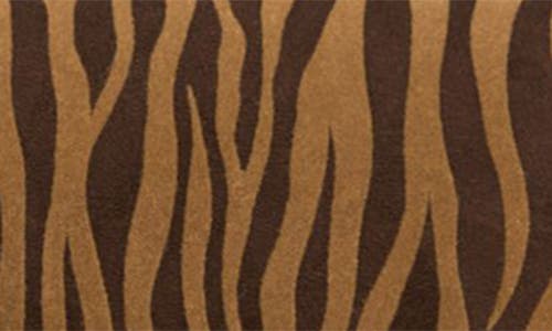 Lk Bennett Jodie Oloid Zebra Print Crossbody Bag In Black