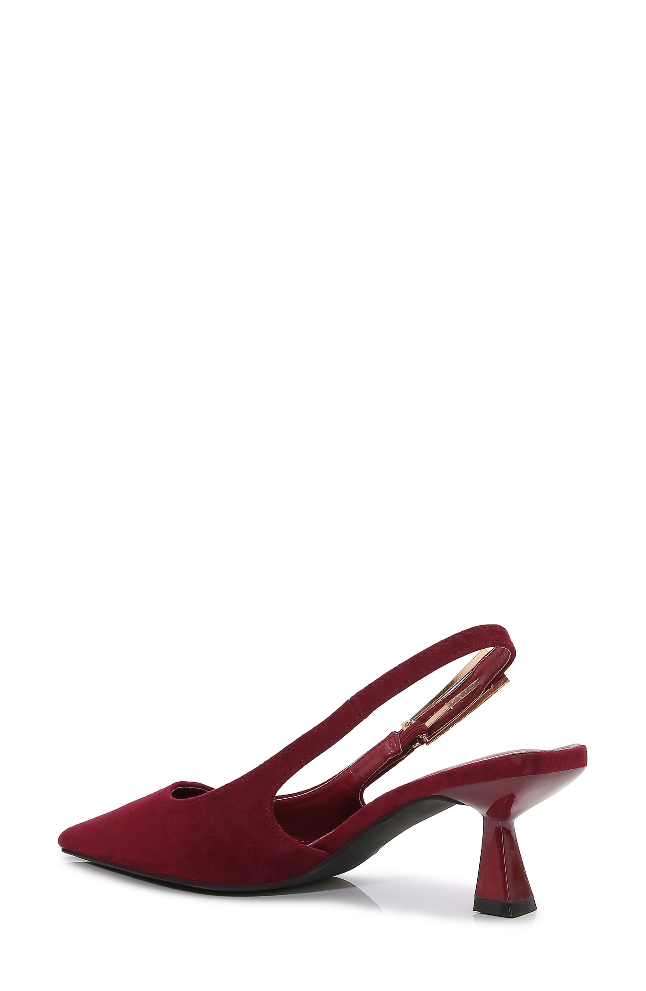 Cassandra Kitten Heel Pump, Alternate, color, WINE