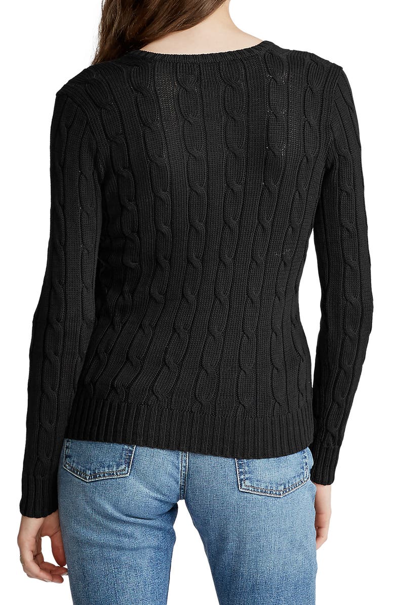 Polo Ralph Lauren Kimberly Cable Sweater, Alternate, color, 