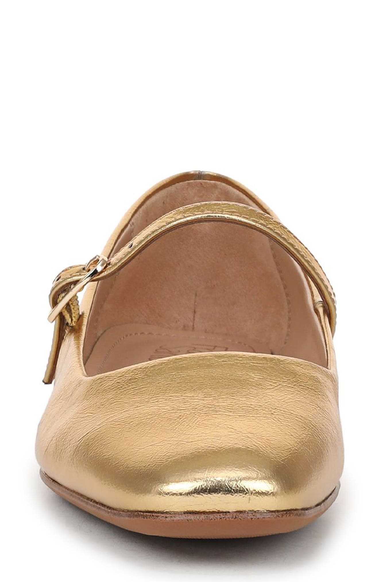 Franco Sarto Valie Mary Jane Flat, Alternate, color, Gold