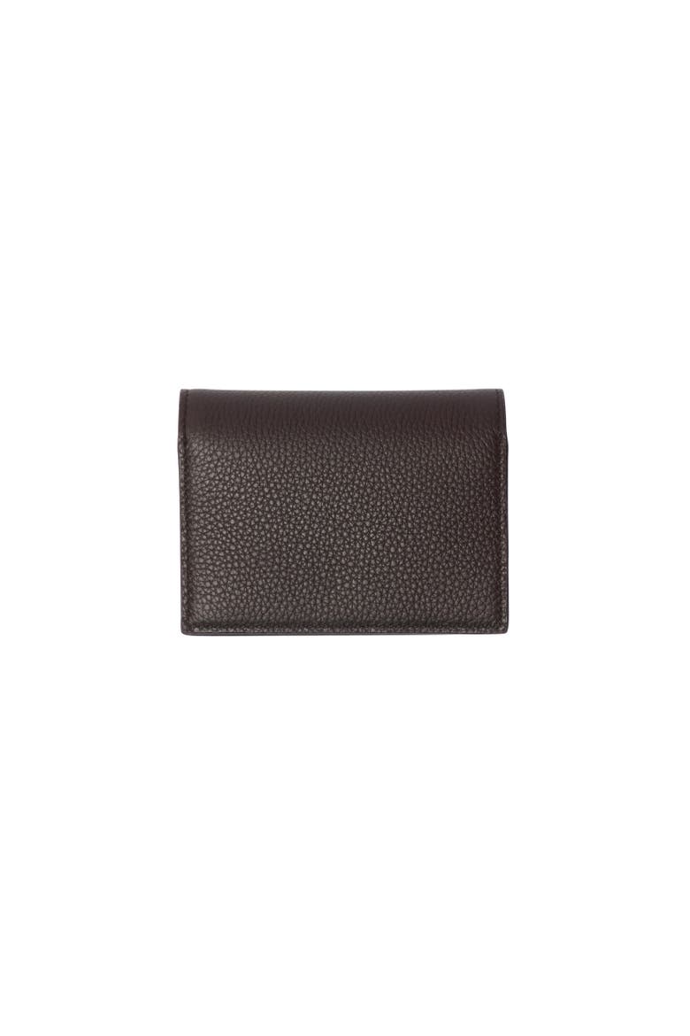 Bloomsbury Folding Card Case, Alternate, color, Peat brown/sand beige