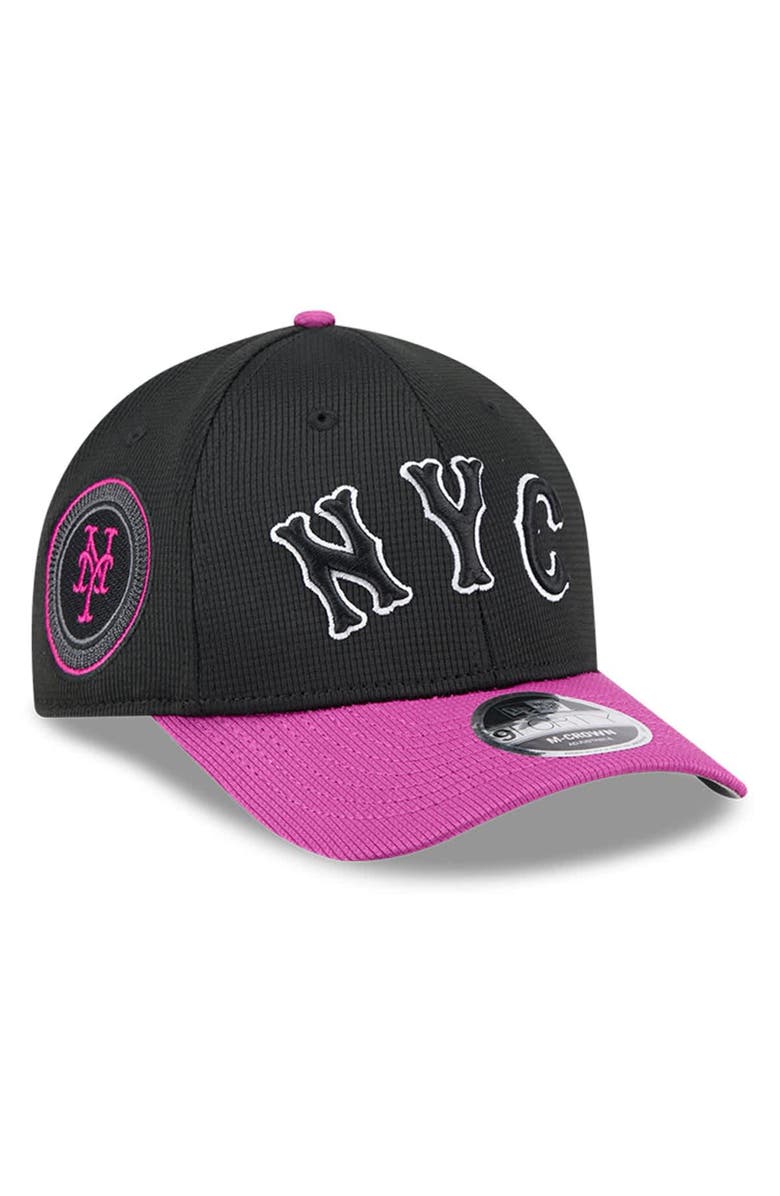 New Era Men's New Era Charcoal/Purple New York Mets City Connect Batting Practice 9FORTY M-Crown Adjustable Hat, Alternate, color, Charcoal