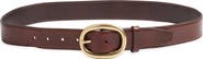 FRAME Oval Buckle Leather Belt