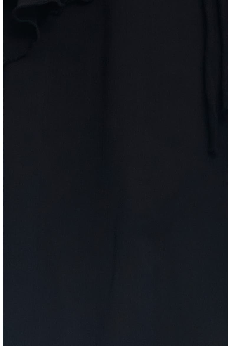 Ethereal Ruffle Chiffon Minidress, Alternate, color, OBSIDIAN