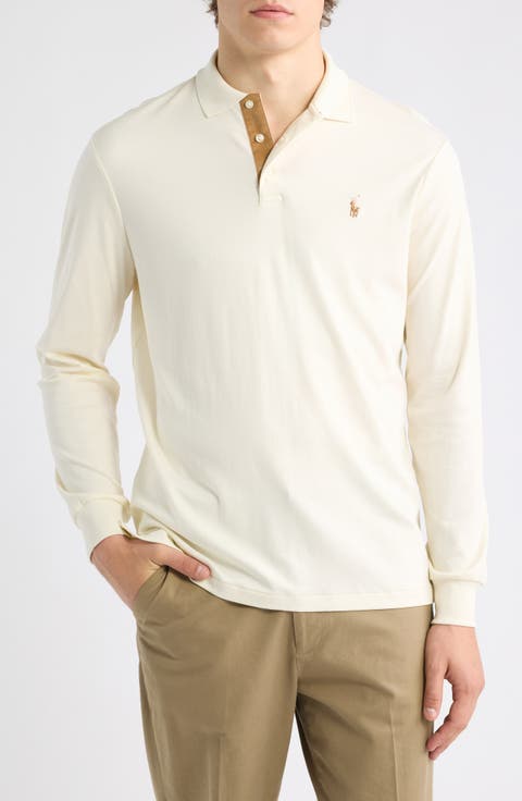 Long Sleeve Pima Cotton Polo