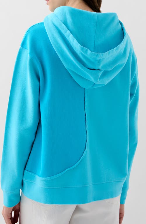 Scalpers Waves Hoodie Sweater In Blue