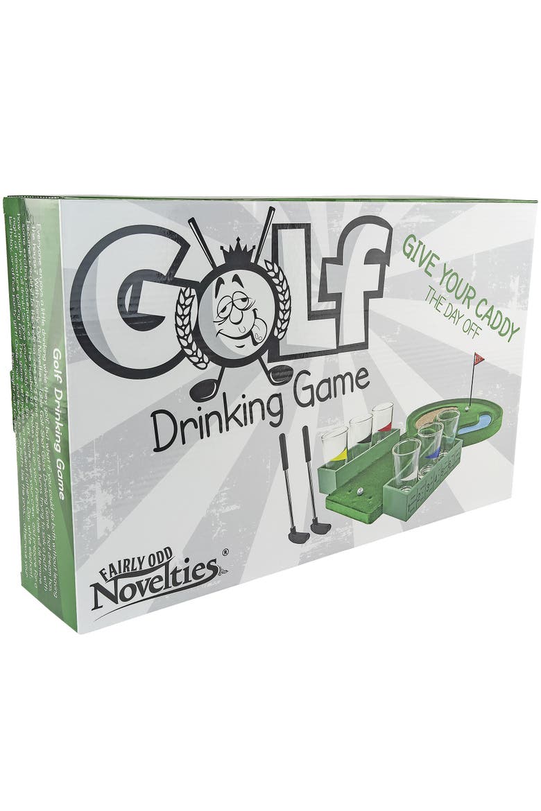 Table Golf, Shot Glass Drinking Party Game, Adult, Main, color, Multicolored