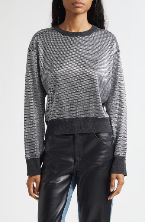 Hir Bead Embellished Virgin Wool Sweater