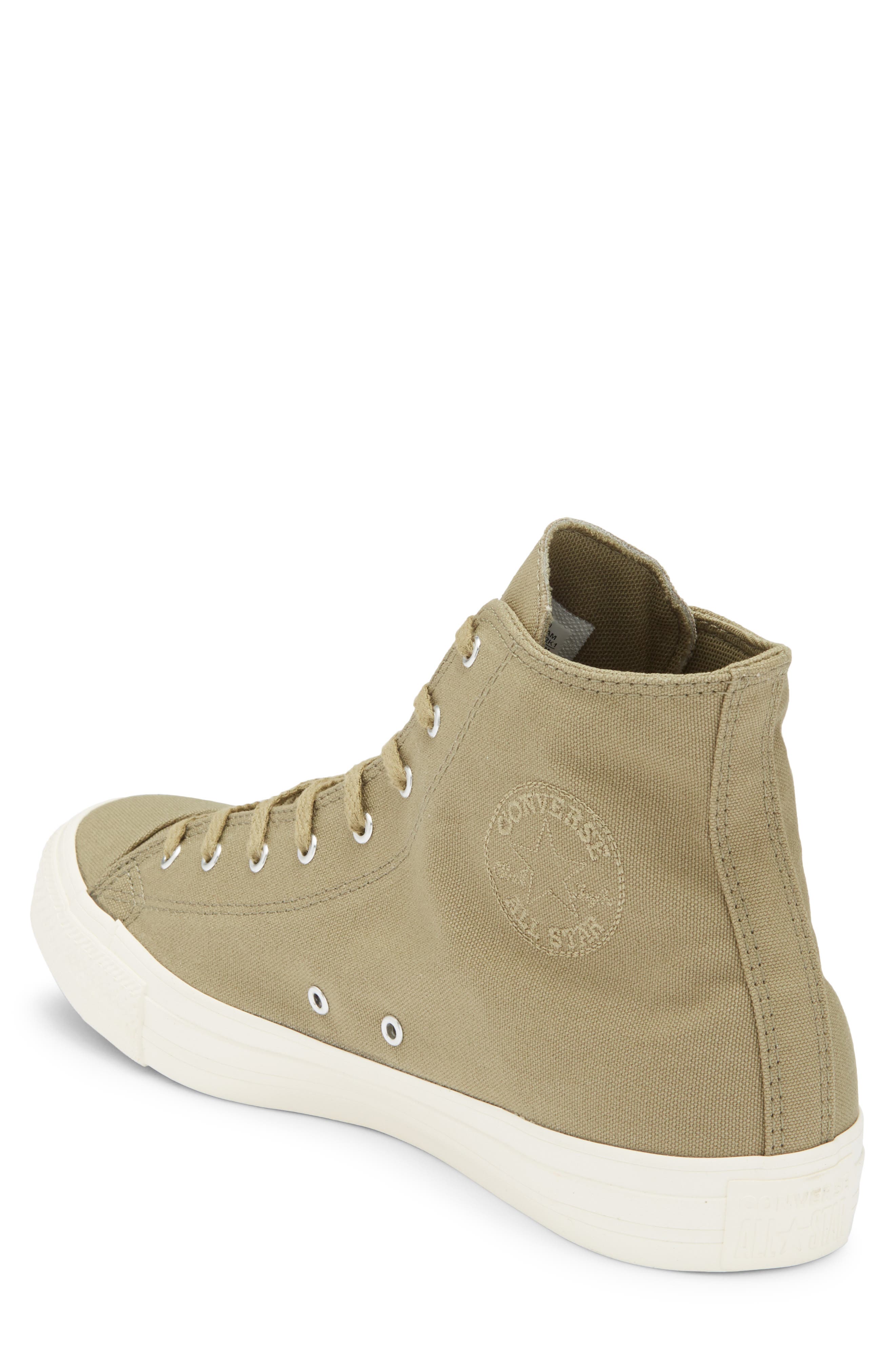 Converse Gender Inclusive Chuck Taylor<sup>®</sup> All Star<sup>®</sup> High Street Mid Cold Star Sneaker, Alternate, color, Mossy Sloth/ Egret