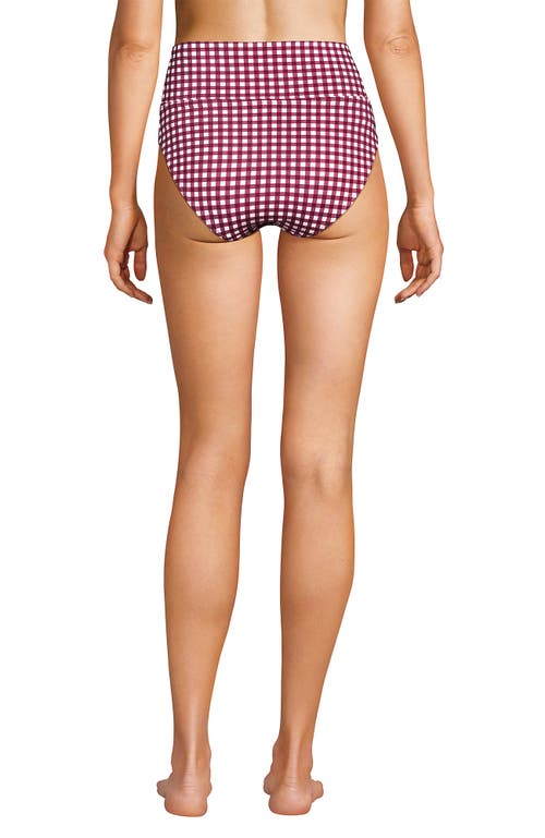 Lands' End Plus Size Pinchless High Waisted Bikini Bottoms