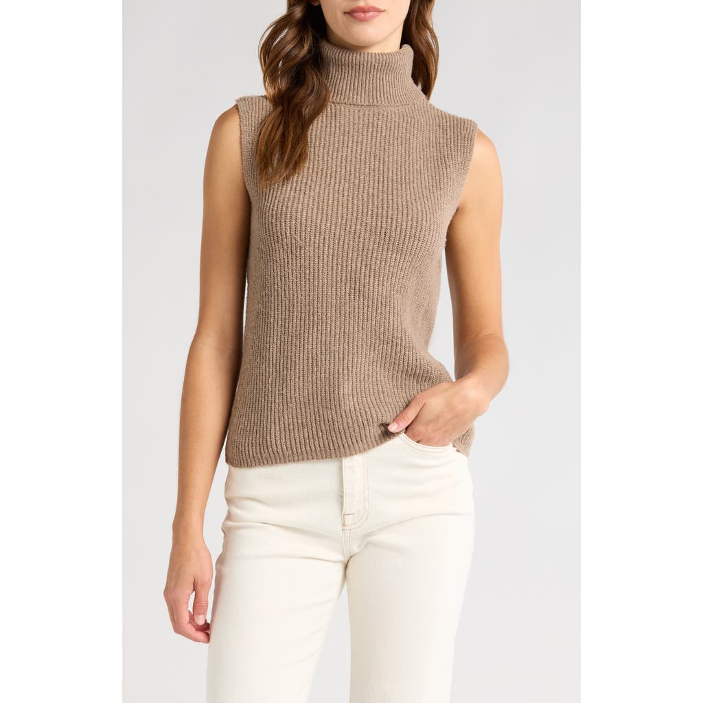 WAYF WAYF FAYE SLEEVELESS TURTLENECK SWEATER