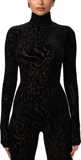 Burnout Long Sleeve Jumpsuit